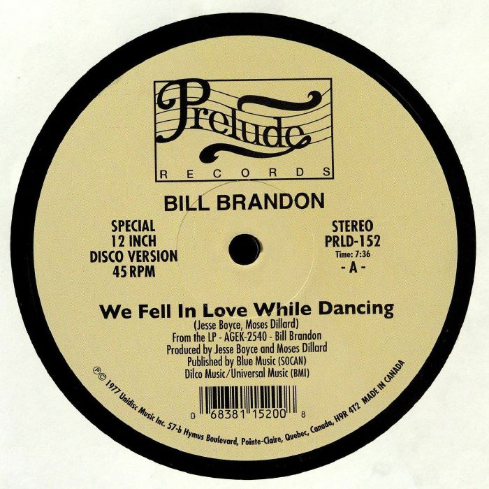 BRANDON, Bill/LORRAINE JOHNSON - We Fell In Love While Dancing