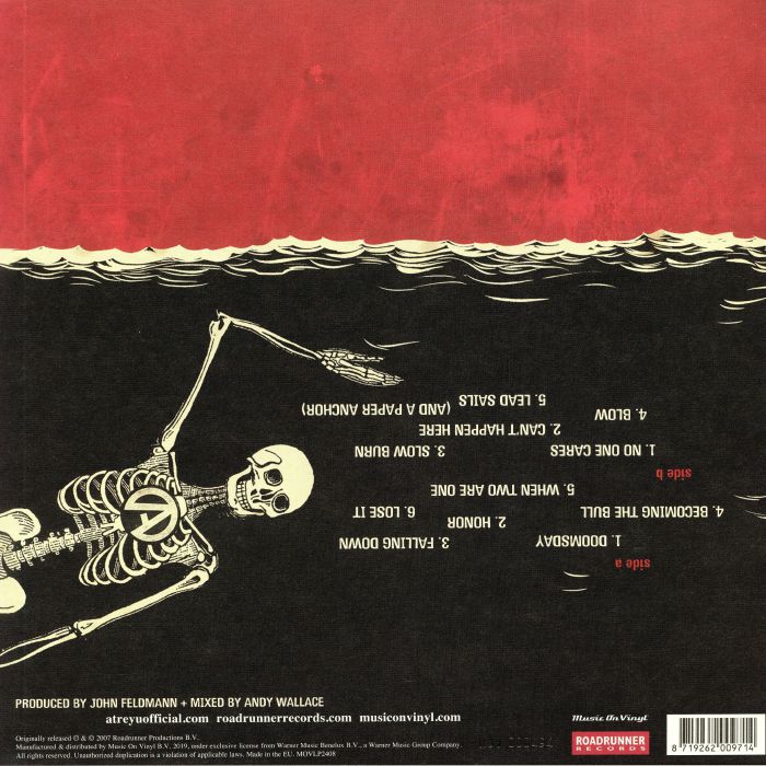 ATREYU Lead Sails Paper Anchor vinyl at Juno Records.