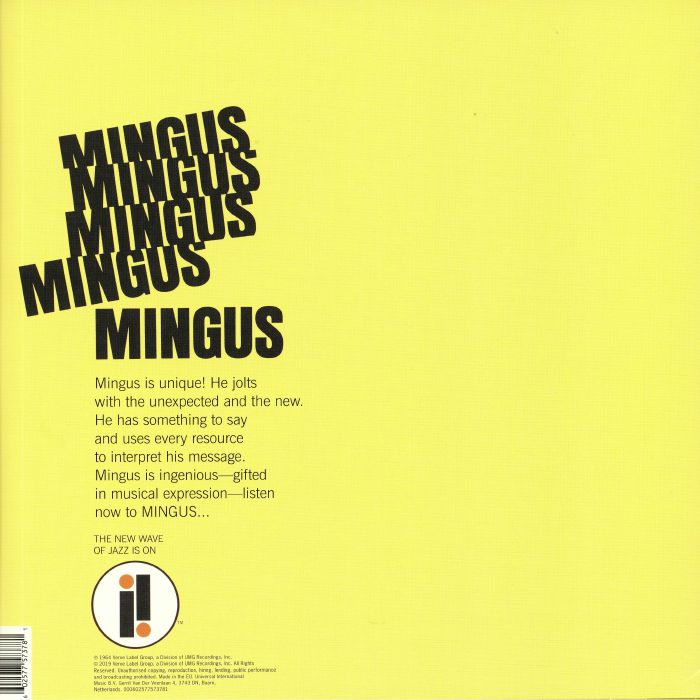 MINGUS, Charles - Mingus Mingus Mingus Mingus Mingus (reissue)