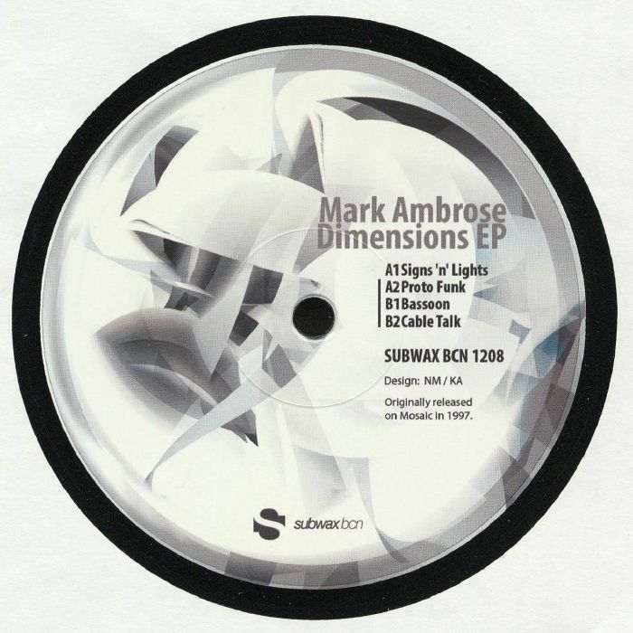 AMBROSE, Mark - Dimensions EP (reissue)