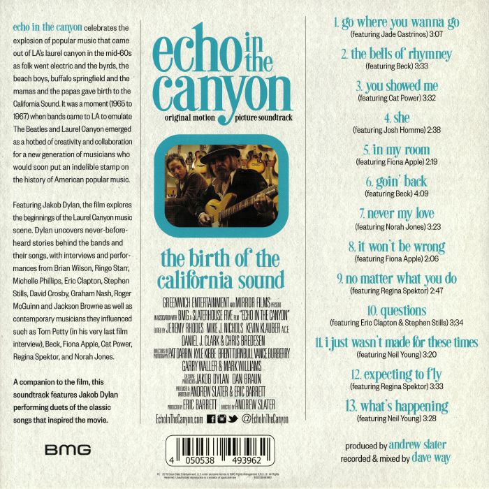 VARIOUS - Echo In The Canyon (Soundtrack)