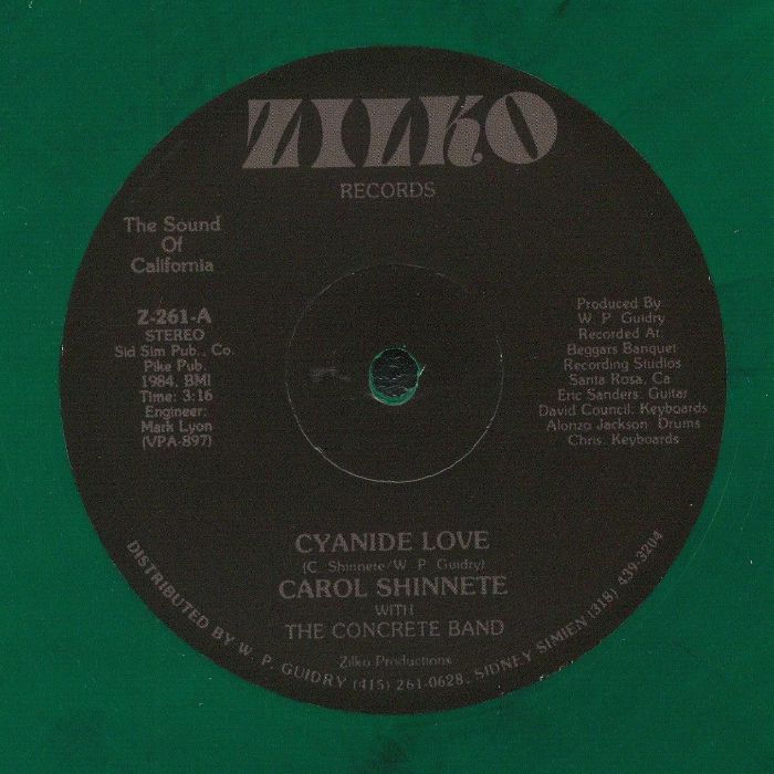 SHINNETE, Carol/THE CONCRETE BAND - Cyanide Love (reissue)