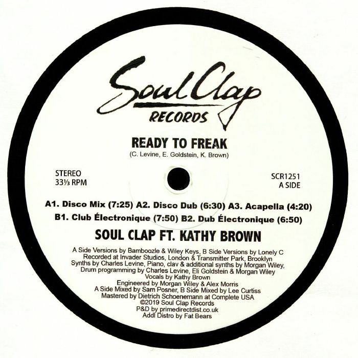 SOUL CLAP feat KATHY BROWN - Ready To Freak