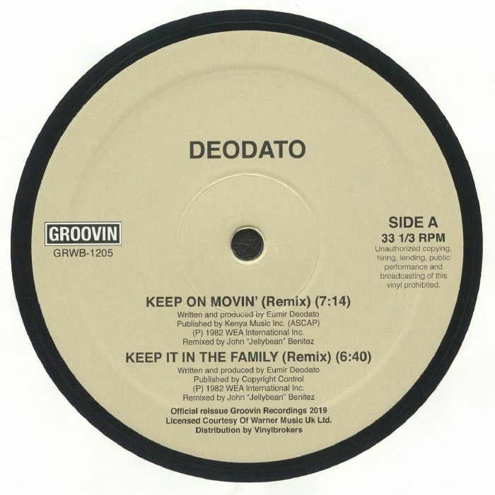 DEODATO - Keep On Movin