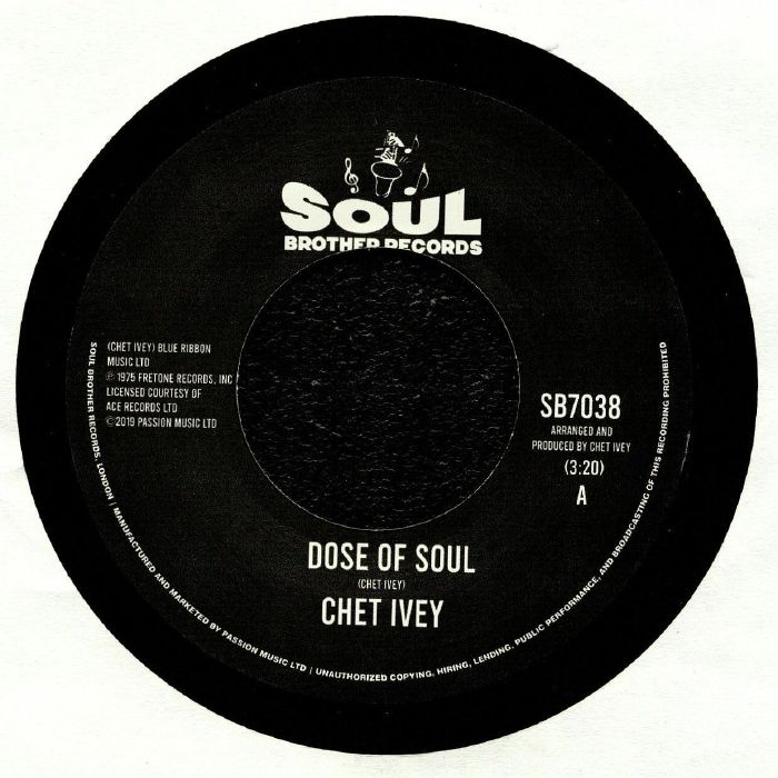 IVEY, Chet - Dose Of Soul