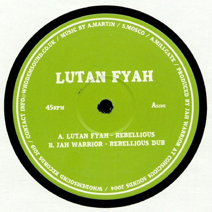 LUTAN FYAH/JAH WARRIOR - Rebellious
