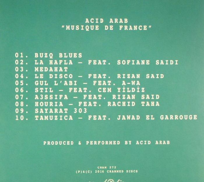 ACID ARAB - Musique De France (B-STOCK)