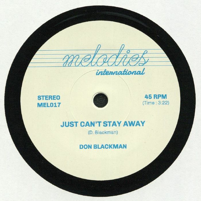 BLACKMAN, Don - Just Can't Stay Away