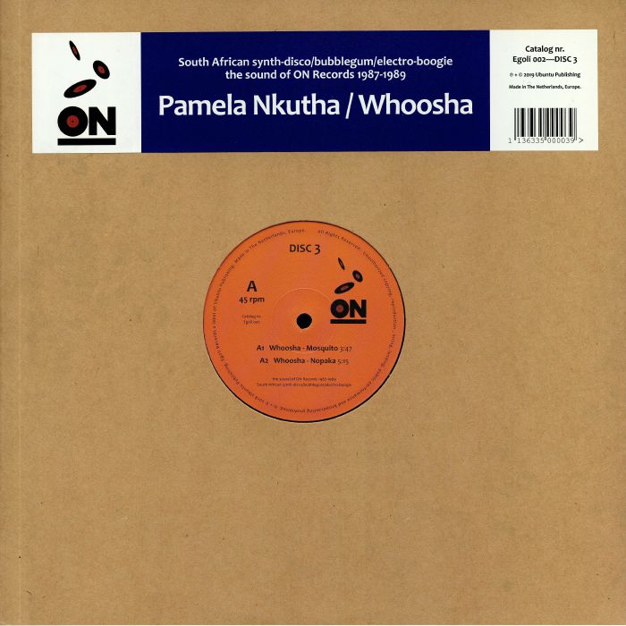 WHOOSHA/PAMELA NKUTHA - On: The Sound Of On Records 1987-1989 Pt III