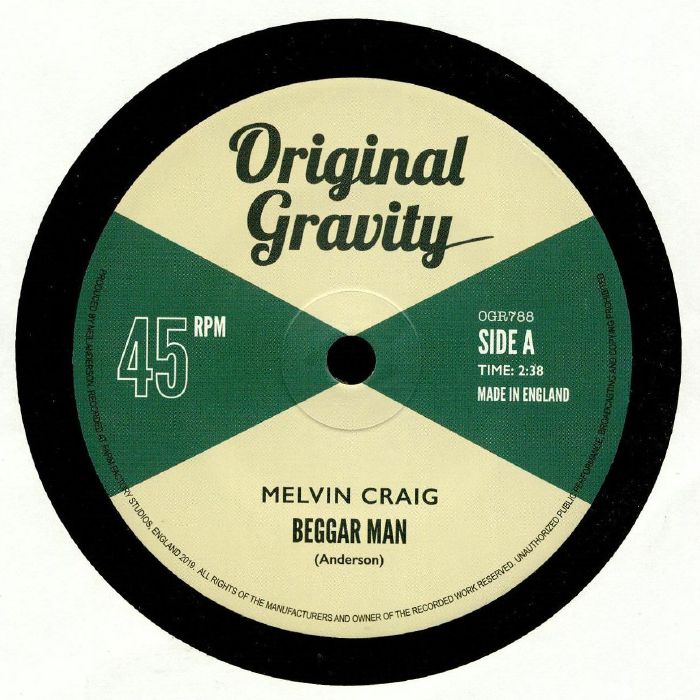 CRAIG, Melvin - Beggar Man