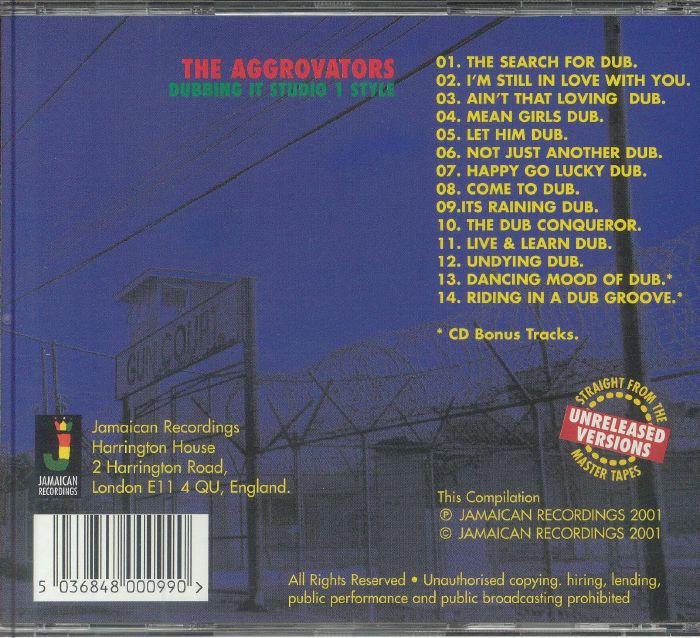 AGGROVATORS, The - Dubbing It Studio 1 Style (reissue)
