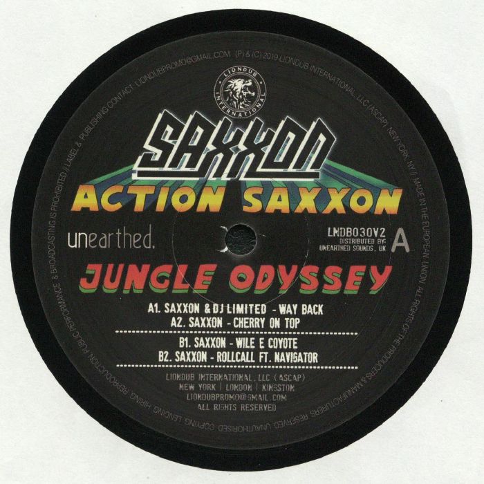 SAXXON/DJ LIMITED - Action Saxxon: Jungle Odyssey EP 2