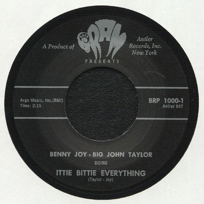 BIG JOHN TAYLOR/BENNY JOY - Ittie Bittie Everything (reissue)