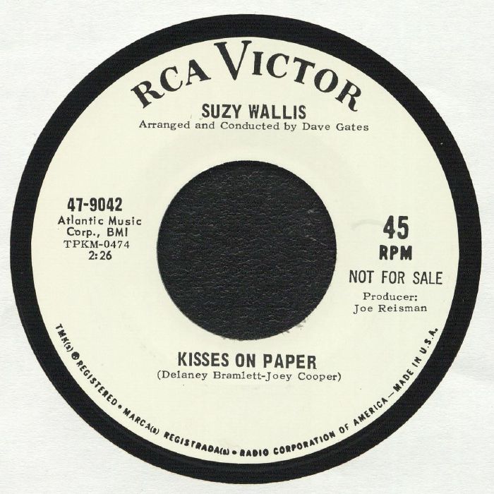 WALLIS, Suzy/LEE ANDREWS & THE HEARTS - Kisses On Paper (reissue)