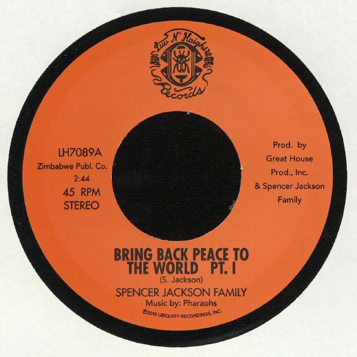 SPENCER JACKSON FAMILY - Bring Back Peace To The World (reissue)