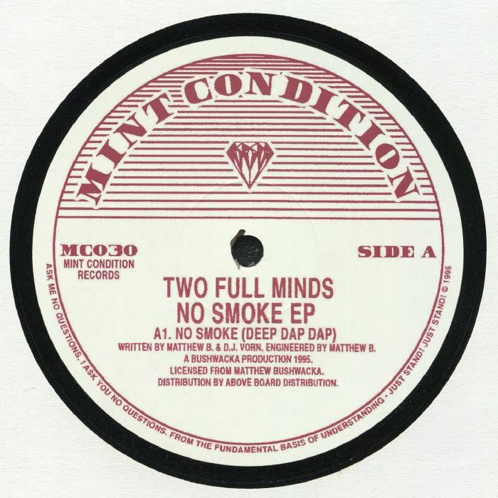 TWO FULL MINDS - No Smoke EP