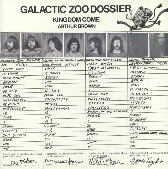KINGDOM COME/ARTHUR BROWN - Galactic Zoo Dossier (reissue)