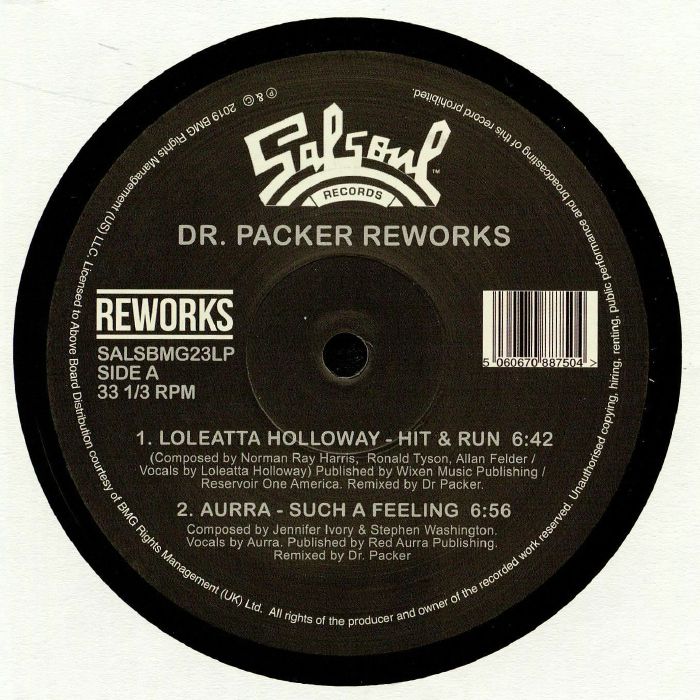 HOLLOWAY,  Loleatta/AURRA/THE SALSOUL ORCHESTRA/THE JAMMERS - Dr Packer Reworks