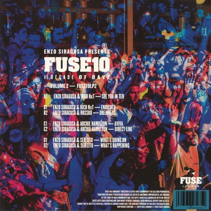 SIRAGUSA, Enzo/VARIOUS - A Decade Of Rave Volume 2