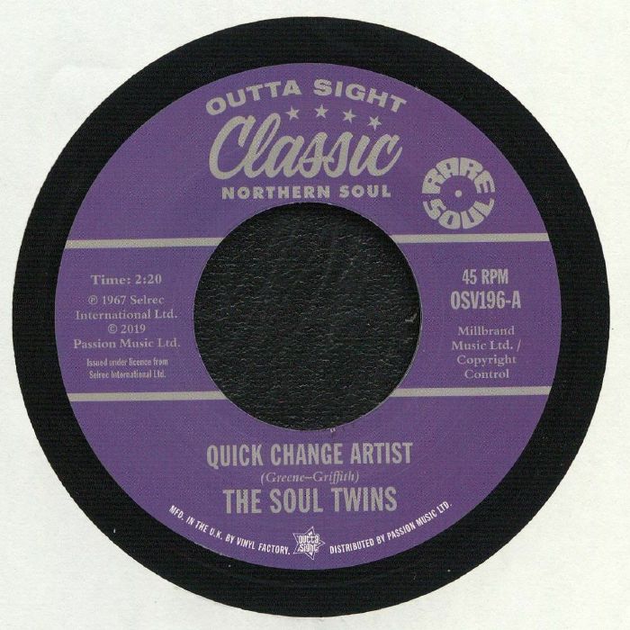 SOUL TWINS, The/N F PORTER - Quick Change Artist (reissue)