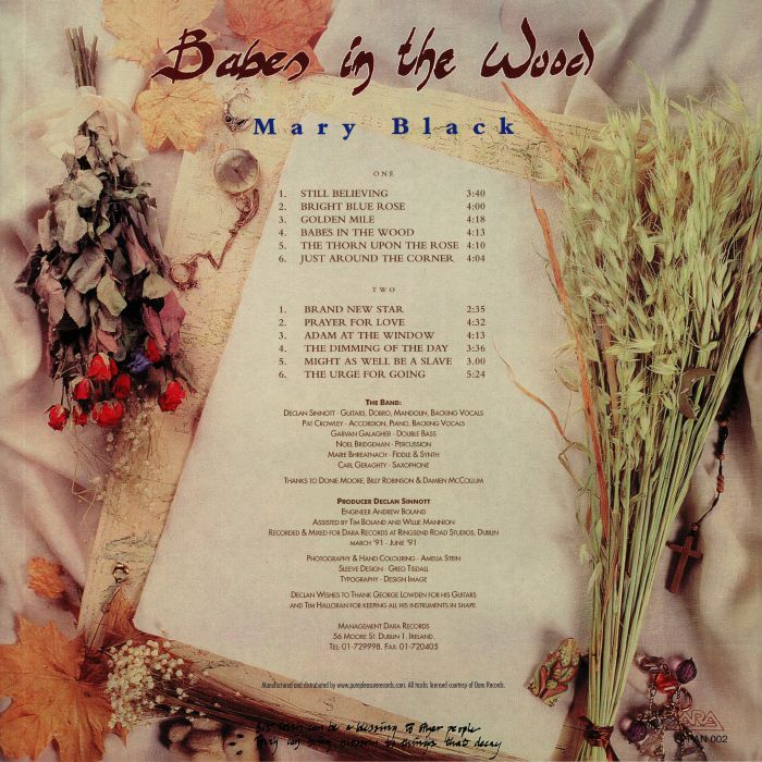 BLACK, Mary - Babes In The Wood