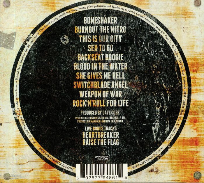 AIRBOURNE - Boneshaker (Deluxe Edition)