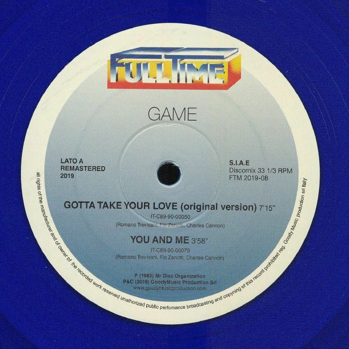 GAME - Gotta Take Your Love (remastered)