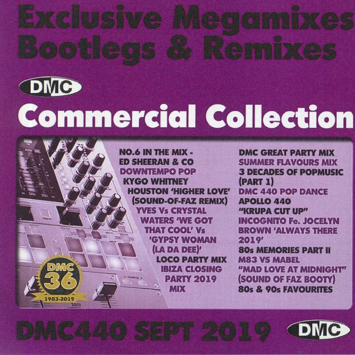 VARIOUS - DMC Commercial Collection September 2019: Exclusive Megamixes Bootlegs & Remixes (Strictly DJ Only)