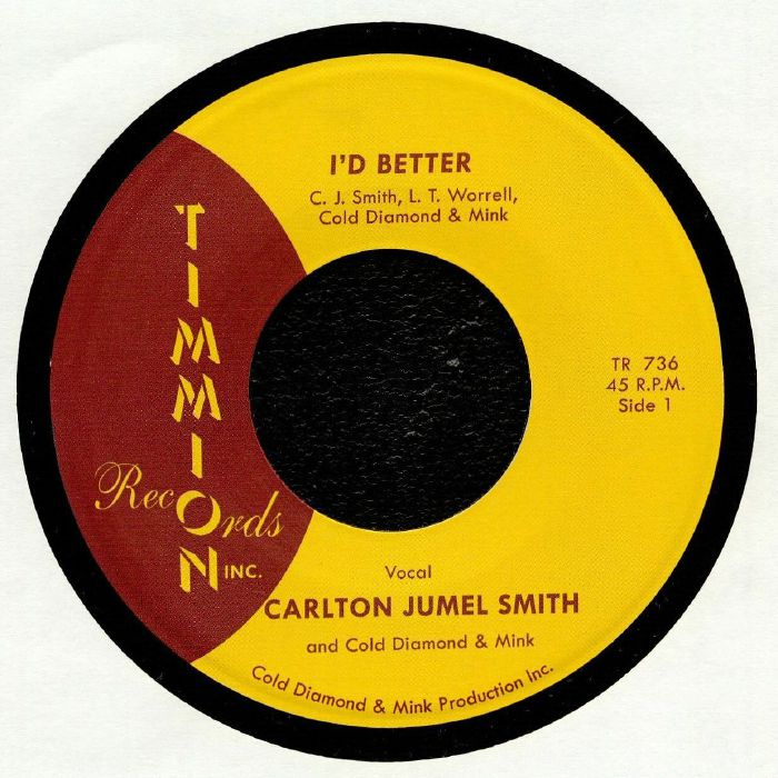 JUMEL SMITH, Carlton/COLD DIAMOND/MINK - I'd Better