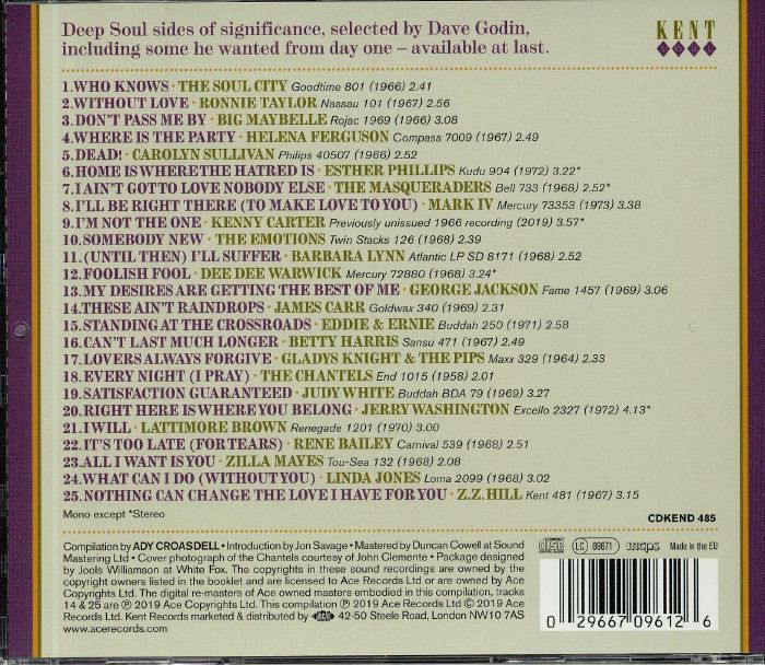 VARIOUS - Dave Godin's Deep Soul Treasures Volume 5