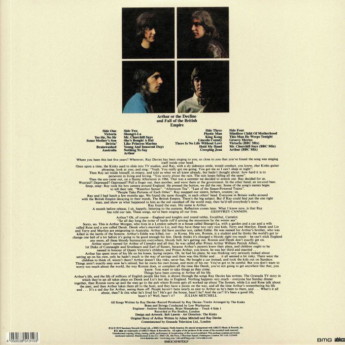 KINKS, The - Arthur Or The Decline & Fall Of The British Empire (50th Anniversary Deluxe  Edition) (remastered) (reissue)