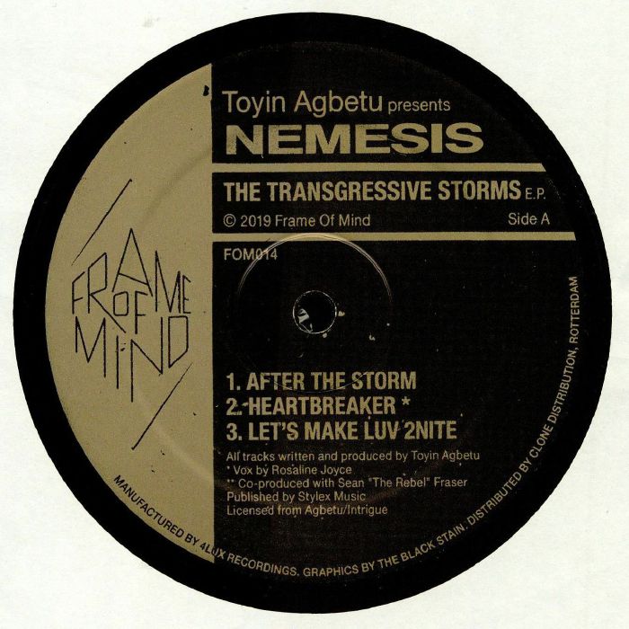 AGBETU, Toyin presents NEMESIS - The Transgressive Storms EP