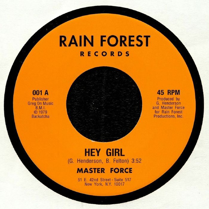 MASTER FORCE - Hey Girl (reissue)