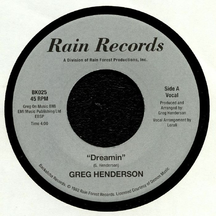 HENDERSON, Greg - Dreamin (reissue)