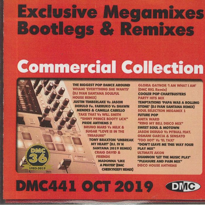 VARIOUS - DMC Commercial Collection October 2019: Exclusive Megamixes Bootlegs & Remixes (Strictly DJ Only)
