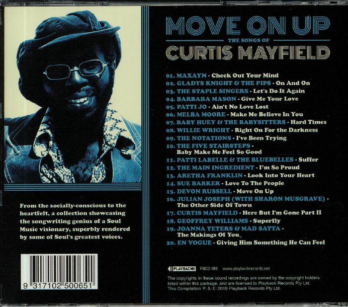 Various Move On Up The Songs Of Curtis Mayfield Cd Unmixed Cd Ebay 4986