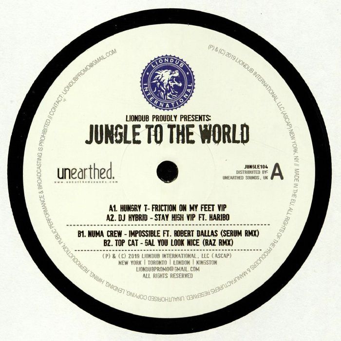 HUNGRY T/DJ HYBRID/NUMA CREW/TOP CAT - Jungle To The World: Vol 4