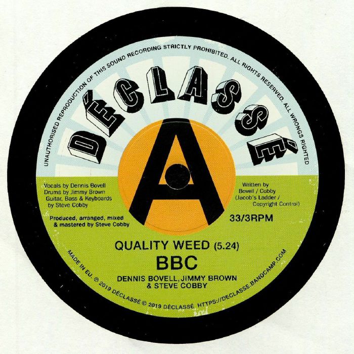 BBC aka BOVELL BROWN & COBBY - Quality Weed
