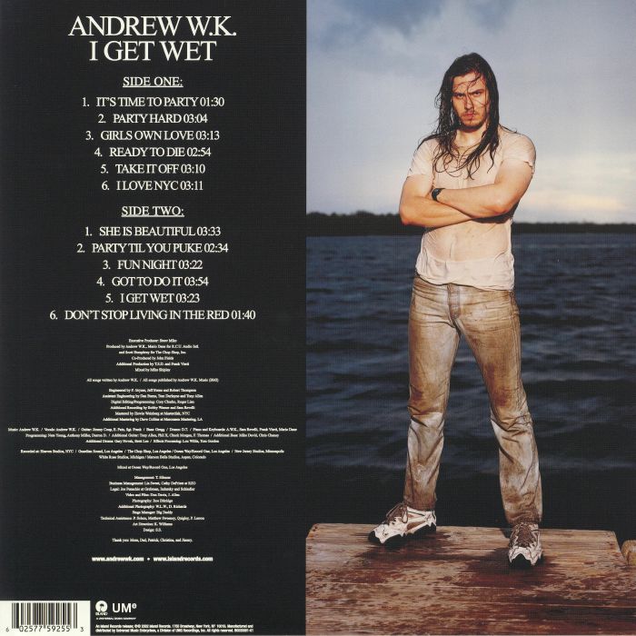 ANDREW WK I Get Wet (reissue) Vinyl at Juno Records.
