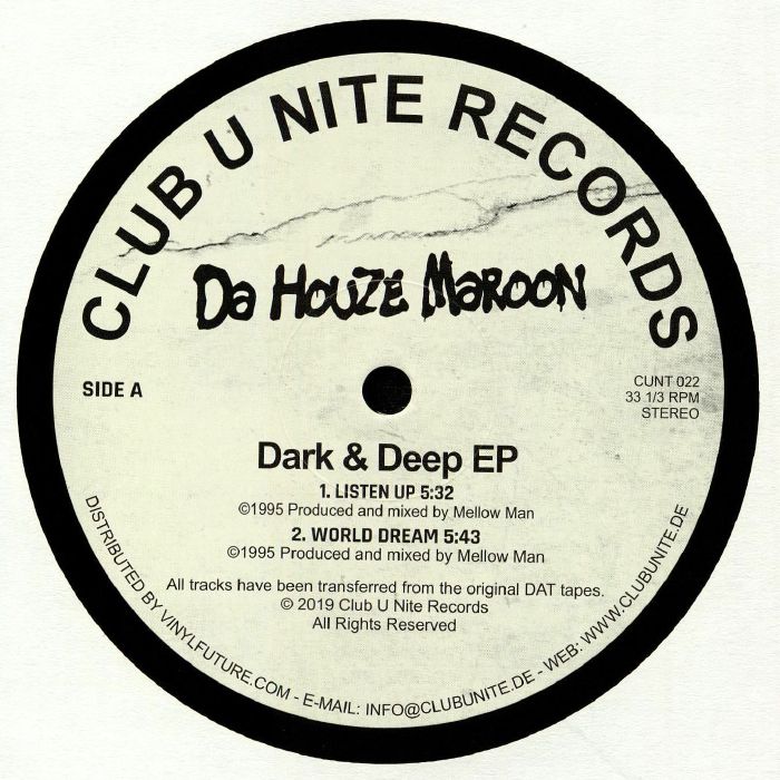 DA HOUZE MAROON - Dark & Deep EP