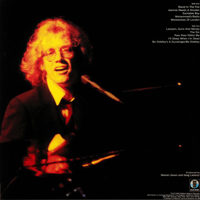 Warren ZEVON - Stand In The Fire (reissue) Vinyl At Juno Records.