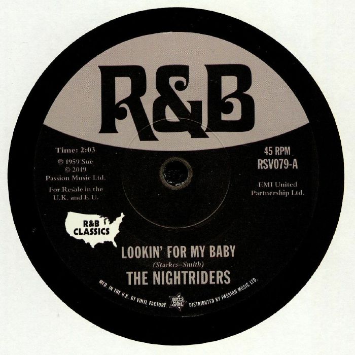 NIGHTRIDERS, The/FABULOUS PLAYBOYS - Lookin' For My Baby