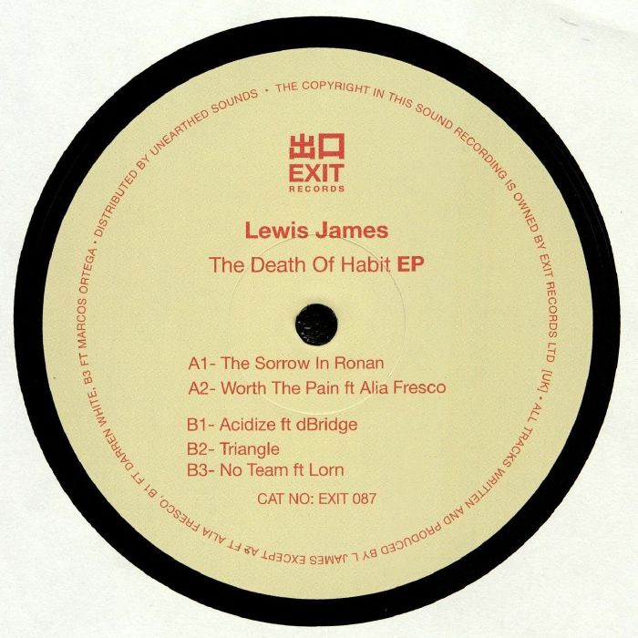 JAMES, Lewis - The Death Of Habit EP