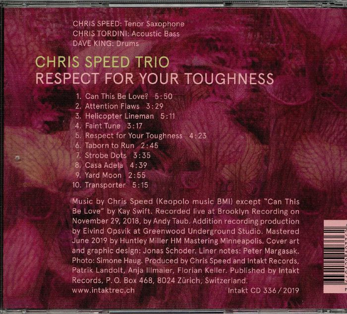 CHRIS SPEED TRIO - Respect For Your Toughness