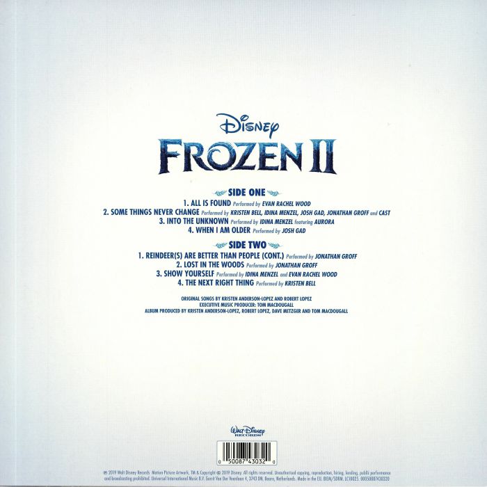 various-frozen-2-soundtrack-vinyl-heavyweight-vinyl-lp-insert