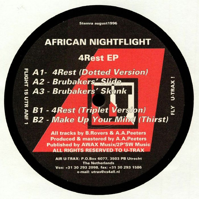 AFRICAN NIGHTFLIGHT - 4Rest EP (reissue)