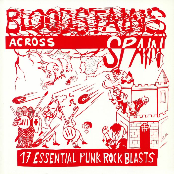 VARIOUS - Bloodstains Across Spain: 17 Essential Punk Rock Blasts