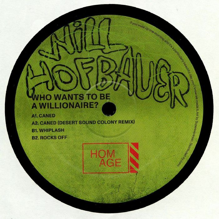 HOFBAUER, Will - Who Wants To Be A Willionaire?