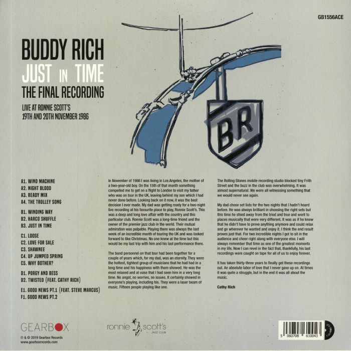 RICH, Buddy - Just In Time: The Final Recording