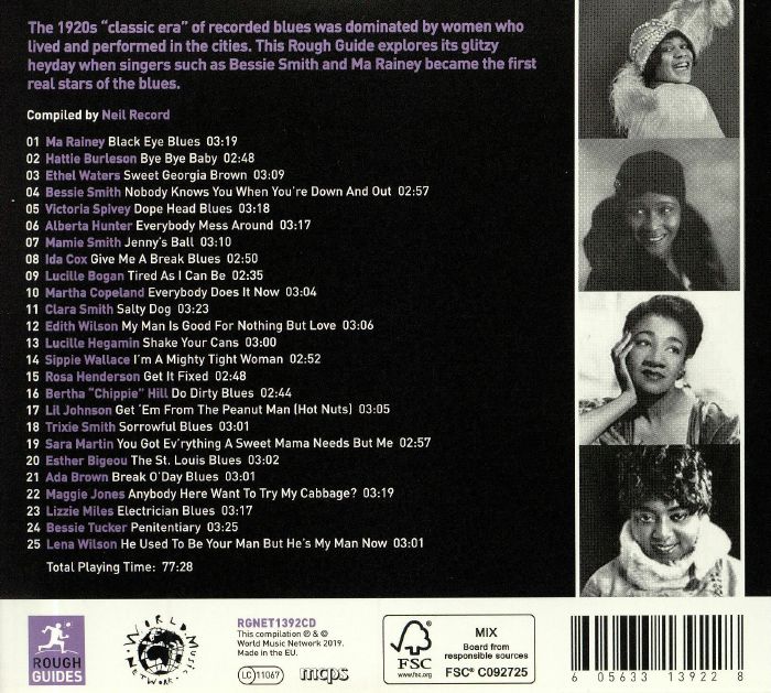 VARIOUS - The Rough Guide To Blues Divas (remastered)